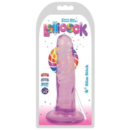 Curve Novelties Lollicock 6" Slim Stick - Grape Ice