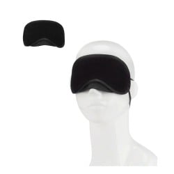 Lux Fetish Peek-a-boo Love Mask - Black