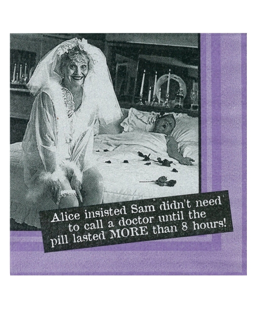 Sexy Soft Bodies Alice Insisted Sam Sam Didn't Need to Call a Doctor....Napkins - Set of 20