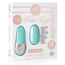Sensuelle Remote Control Petite Egg - 15 Function Blue