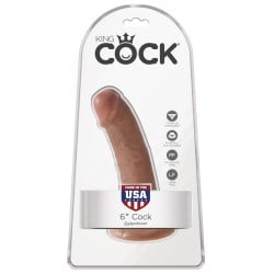 King Cock 6" Cock - Tan