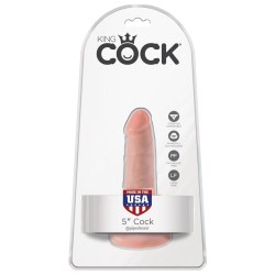 King Cock 5" Cock - Flesh