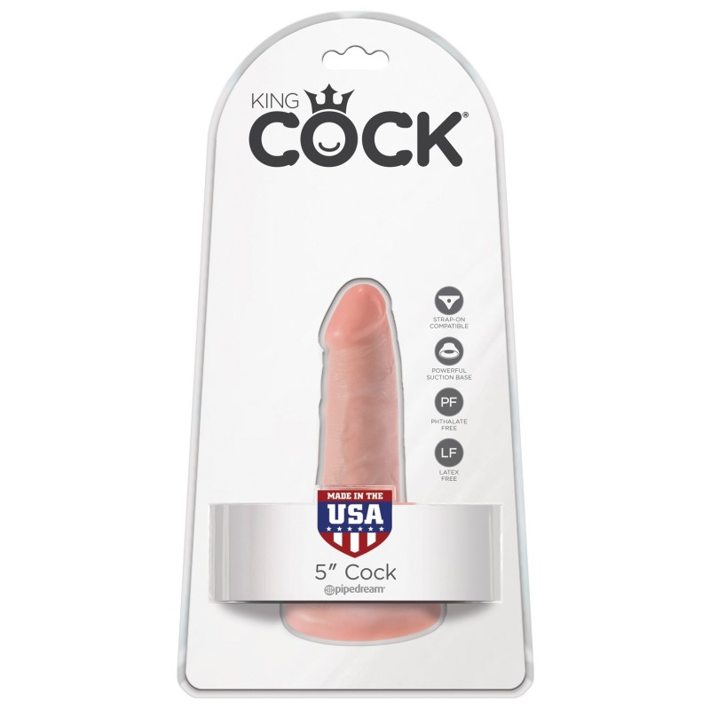 King Cock 5" Cock - Flesh King Cock 5" Cock - Flesh