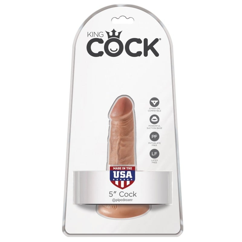 King Cock 5" Cock - Tan King Cock 5" Cock - Tan