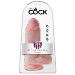 King Cock 9" Chubby - Flesh