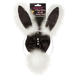 Bachelorette 3 pc Bunny Set w/Bendy Ears