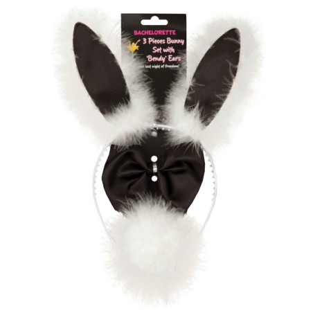 Bachelorette 3 pc Bunny Set w/Bendy Ears