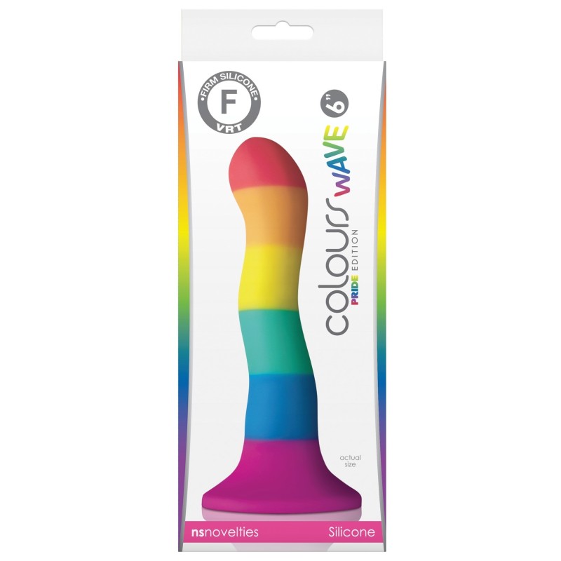 Colours Pride Edition 6" Wave Dildo Colours Pride Edition 6" Wave Dildo