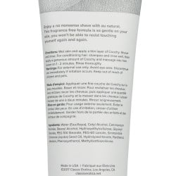 COOCHY Shave Cream - 3.4 oz Au Natural