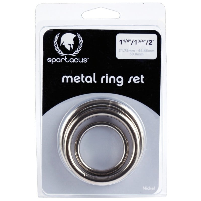 Spartacus Metal Ring Set - Pack of 3 Spartacus Metal Ring Set - Pack of 3