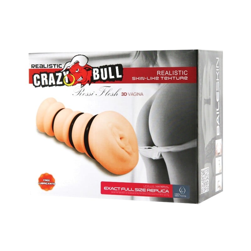 Crazy Bull Rossi Flesh Masturbator Sleeve - Vagina Crazy Bull Rossi Flesh Masturbator Sleeve - Vagina