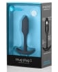 b-Vibe Weighted Snug Plug 1 - .55 g Black