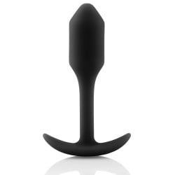 b-Vibe Weighted Snug Plug 1 - .55 g Black
