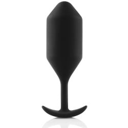 b-Vibe Weighted Snug Plug 4 - .257 g Black