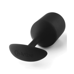 b-Vibe Weighted Snug Plug 4 - .257 g Black