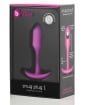 b-Vibe Weighted Snug Plug 1 - .55 g Fuchsia