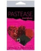 Pastease Color Changing Flip Sequins Hearts - Red/Black O/S