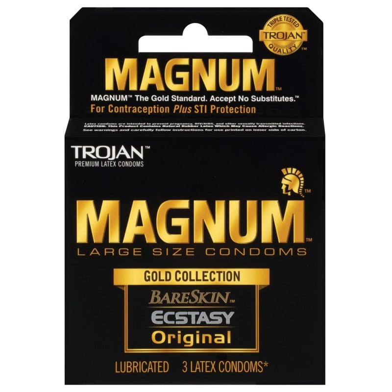 Trojan Magnum Gold Collection - Box of 3 Trojan Magnum Gold Collection - Box of 3