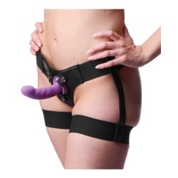 Strap U Bardot Elastic Strap-On Harness w/Thigh Cuffs