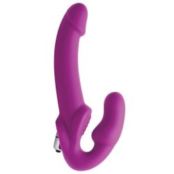 Strap U Vibrating Strapless Silicone Strap on Dildo