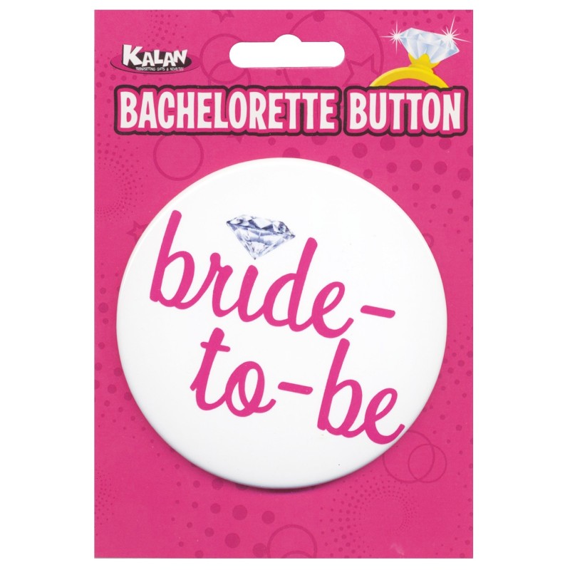 Bachelorette Button - Bride-To-Be Bachelorette Button - Bride-To-Be