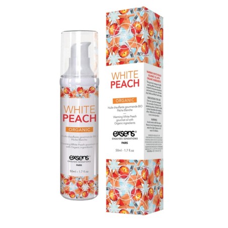 EXSENS of Paris Organic Massage Oil - 50 ml White Peach