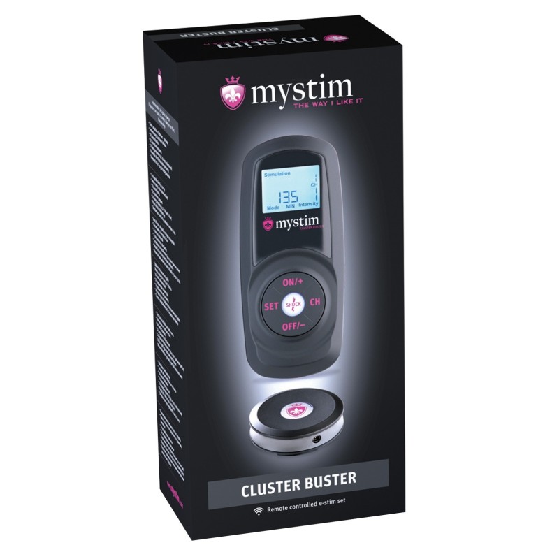 Mystim Cluster Buster Wireless eStim Starter Kit Mystim Cluster Buster Wireless eStim Starter Kit