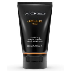 Wicked Sensual Care Jelle Warming Waterbased Anal Gel Lubricant - 4 oz
