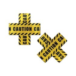 Pastease Caution Cross - Black/Yellow O/S
