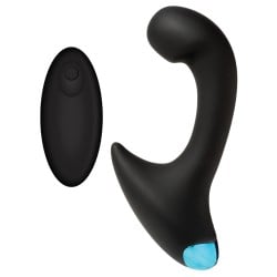 OptiMale Vibrating P Massager w/Wireless Remote - Black