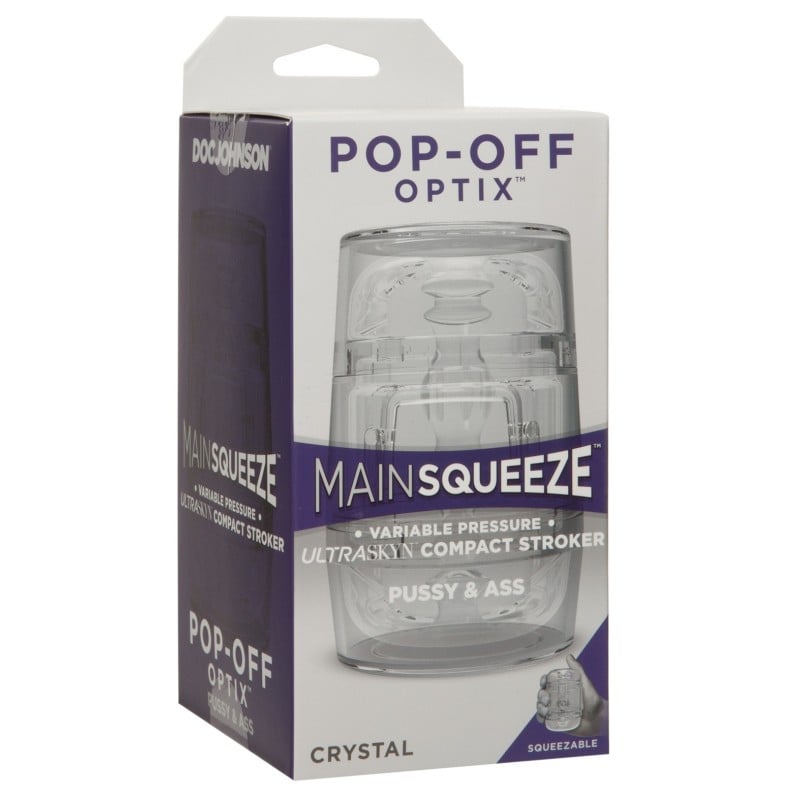 Main Squeeze Pop Off Optix - Crystal Pussy & Ass Main Squeeze Pop Off Optix - Crystal Pussy & Ass