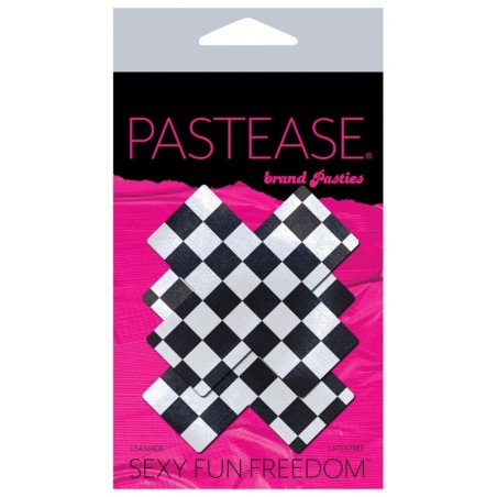 Pastease Checker Cross - Black/White O/S