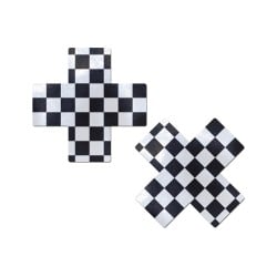 Pastease Checker Cross - Black/White O/S