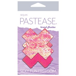 Pastease Color Changing Flip Sequins Cross - Pink O/S