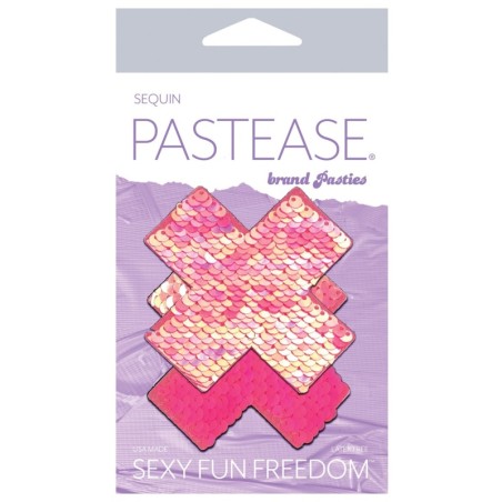 Pastease Color Changing Flip Sequins Cross - Pink O/S