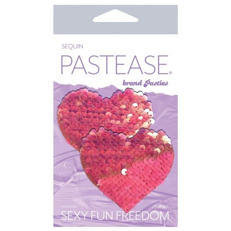 Pastease Color Changing Flip Sequins Heart - Pink O/S