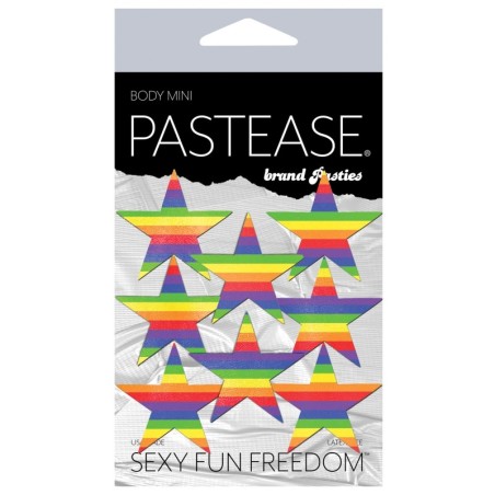 Pastease Mini Rainbow Stars - Pack of 8 O/S