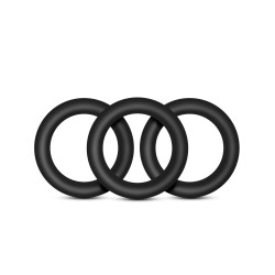Blush Performance VS2 Pure Premium Silicone Cockrings Small - Black