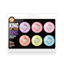 Blush Play With Me King of the Ring - Asst. Colors Set of 6