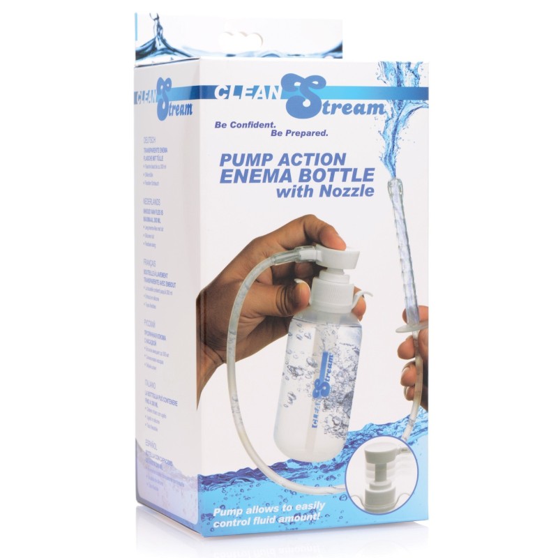 Cleanstream Pump Action Enema Bottle w/Nozzle Cleanstream Pump Action Enema Bottle w/Nozzle