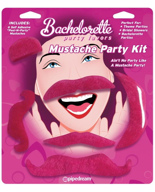Pipdream Bachelorette Party Favors Mustache Party Kit