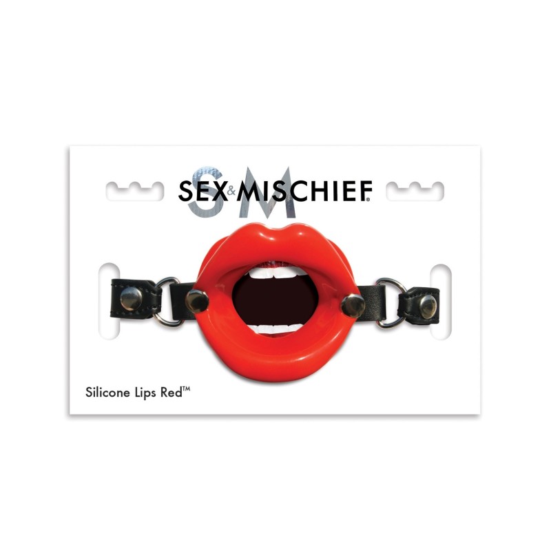 Sex & Mischief Silicone Lips - Red Sex & Mischief Silicone Lips - Red