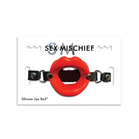 Sex & Mischief Silicone Lips - Red
