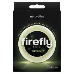 Firefly Halo Medium Cockring - Clear