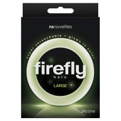 Firefly Halo Large Cockring - Clear