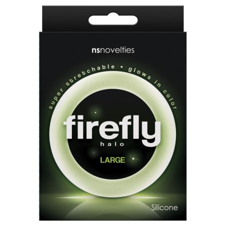 Firefly Halo Large Cockring - Clear