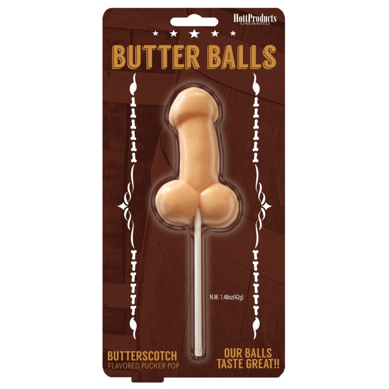 Butter Balls Pecker Pop - Butterscotch Butter Balls Pecker Pop - Butterscotch