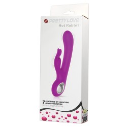 Pretty Love Hot Rabbit - 7 Function Fuchsia