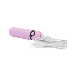 Simple & True Rechargeable Vibrating Bullet - Purple