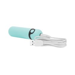 Simple & True Rechargeable Vibrating Bullet - Teal